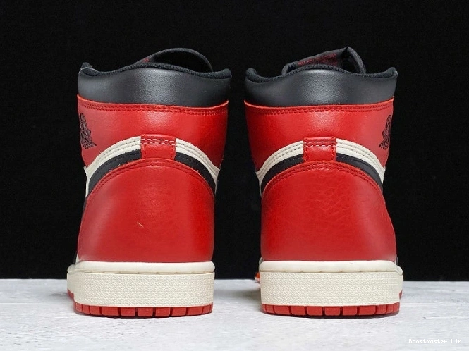 Boostmaster lin High Bred Toe Air Jordan OG 1 Retro 555088-610 0727